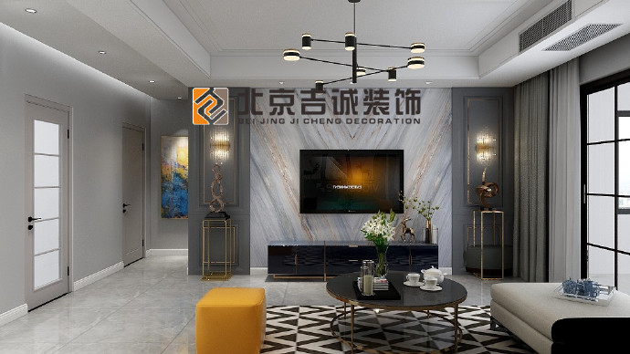 [裝修案例]118平米現(xiàn)代簡約風(fēng)格裝修效果圖 都市的現(xiàn)代時(shí)尚