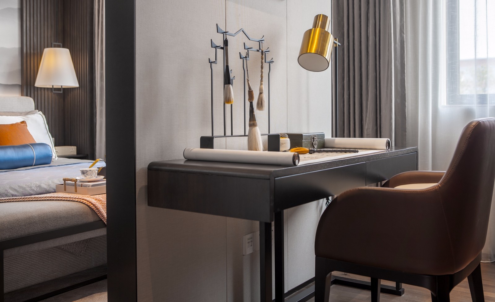 龍湖九里晴川-現代簡約-臥室設計效果圖